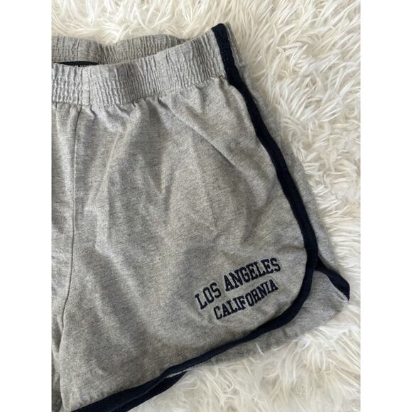 Brandy Melville John Galt Gray “ Los Angeles” Knit Sport Shorts. Great Pair - Picture 2 of 7